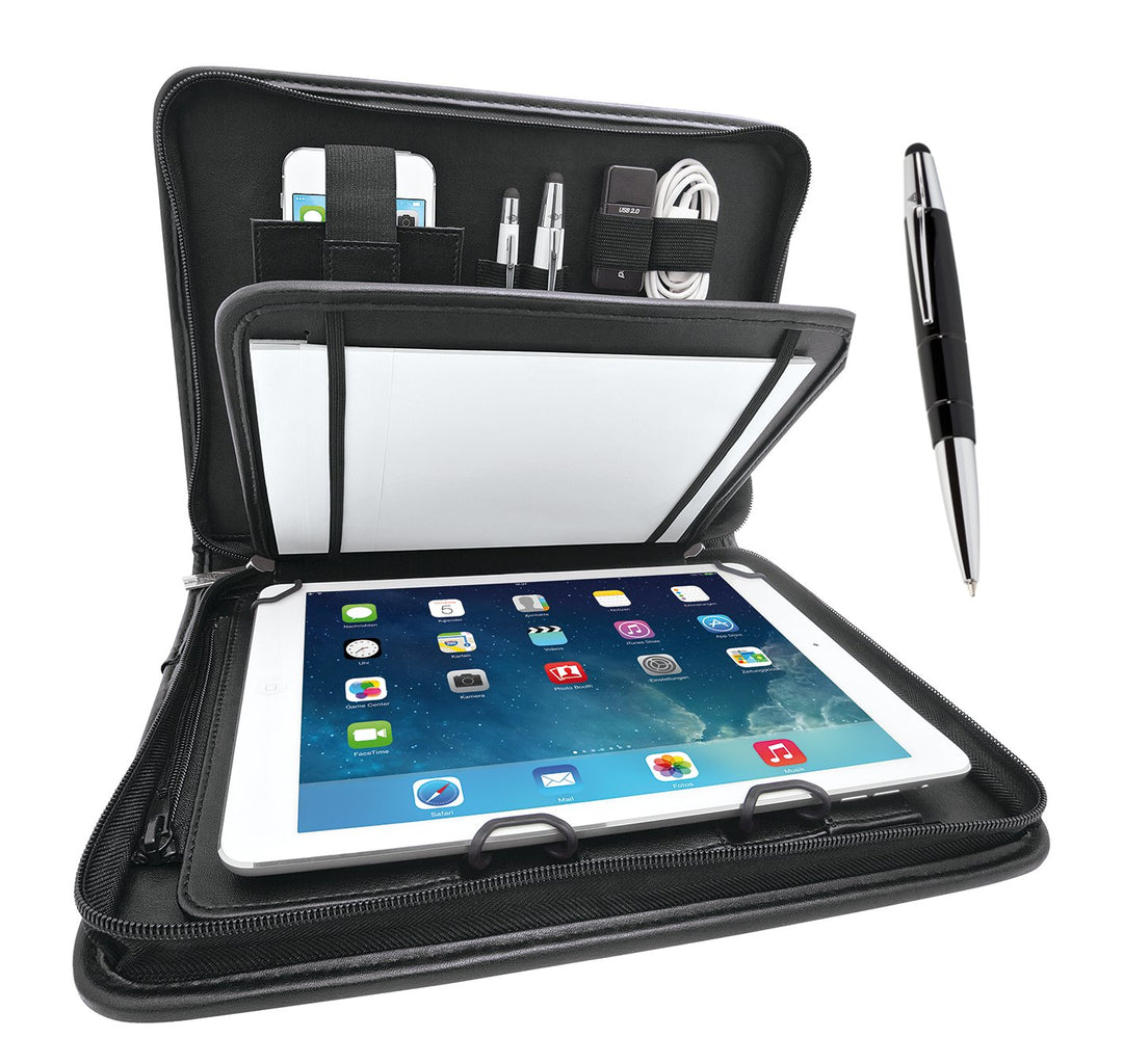 Wedo 587590101 Elegance Organizer (für Tablet PC 24,6 cm (9,7 Zoll) bis 26,7 cm (10,5 Zoll), inkl. T