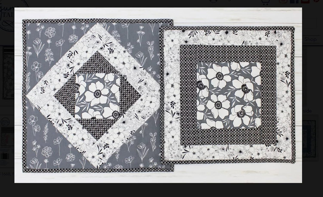 June Tailor JT-1668 Kit Projekttasche, Schwarz Zippity-do-done(tm)