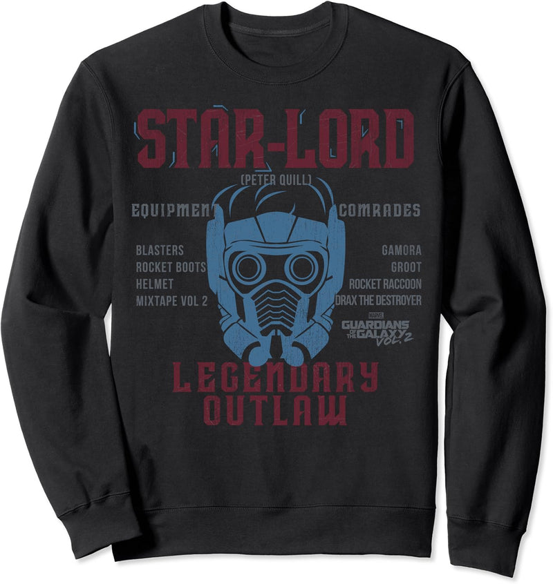 Marvel Guardians Of The Galaxy Vol. 2 Star-Lord Schematic Sweatshirt