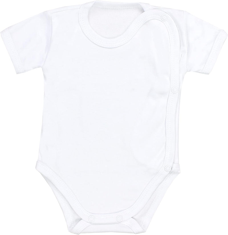 TupTam Unisex Baby Kurzarm Wickelbody 5er Pack 56 Mädchen 2, 56 Mädchen 2