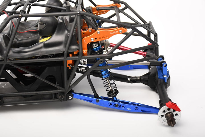 GPM Aluminium 7075 Alloy Rear Lower Trailing Arms for LOSI 1:10 Baja Rey/Rock Rey/Hammer Rey U4 / Ba