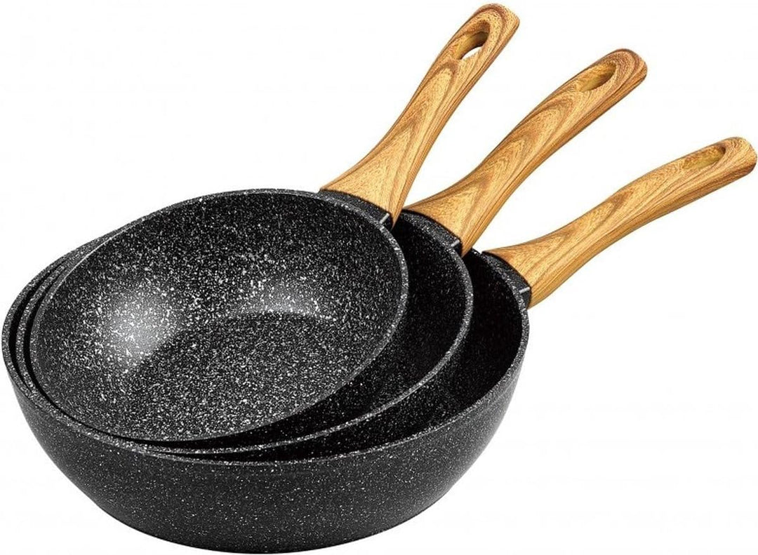 KLAUSBERG KB-7508 TIEFE MARMORPFANNEN-SET