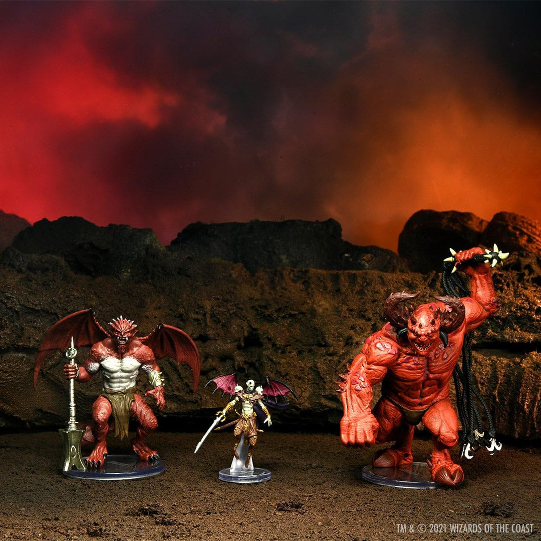 D&D Icons of the Realms: Archdevils - Hutijin, Moloch, Titivilus | DnD Miniaturen