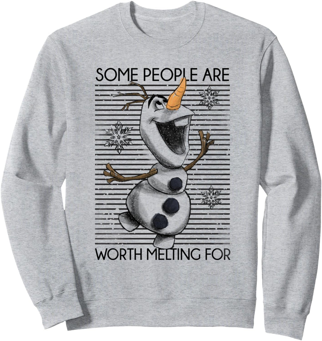 Disney Frozen Olaf Some People Are Worth Melting For Sweatshirt