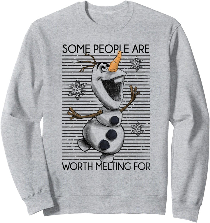 Disney Frozen Olaf Some People Are Worth Melting For Sweatshirt
