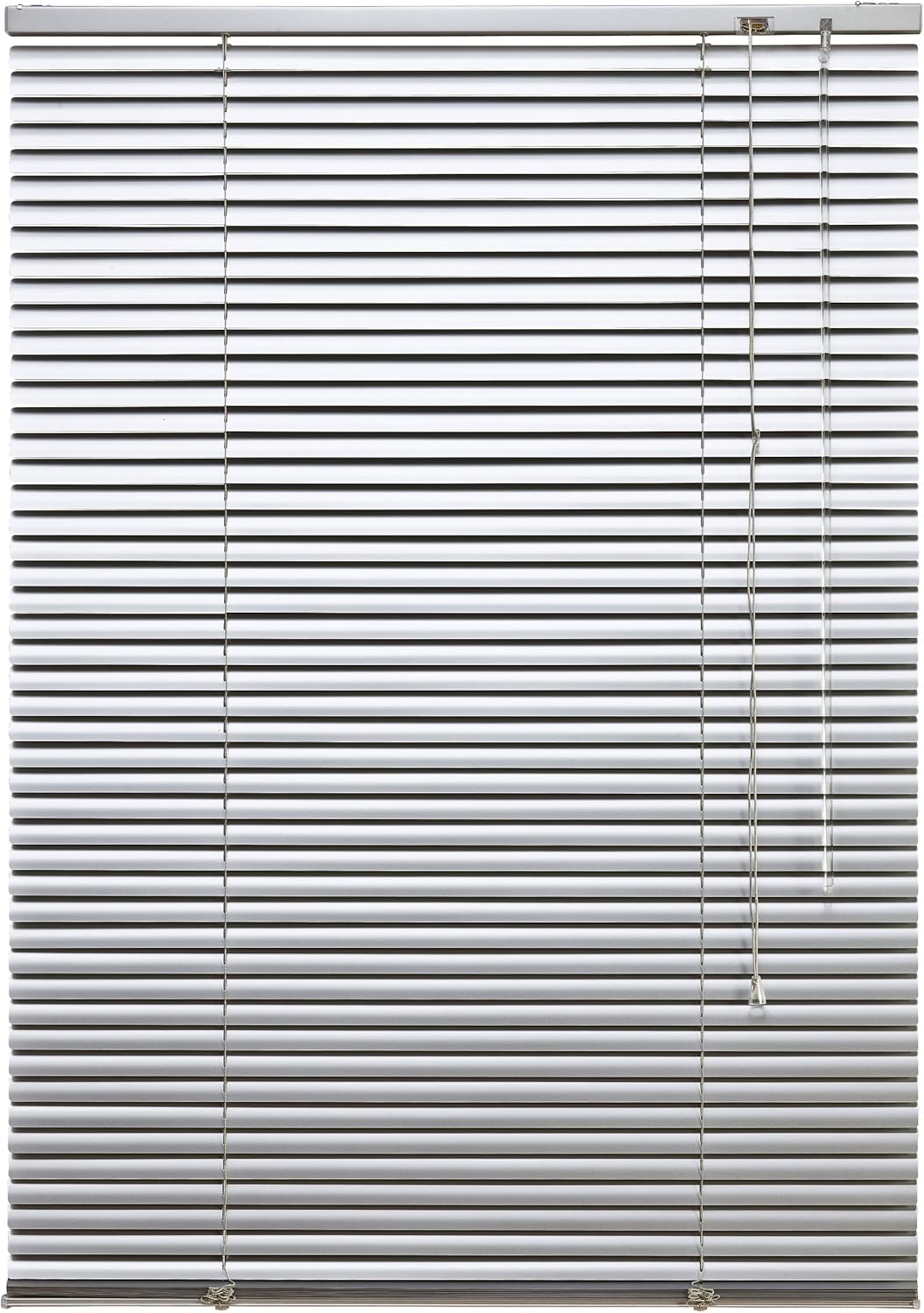 Alu Jalousie Silber - Breite 40 bis 240 cm - Höhe 130/160 / 220 cm - Tür Fenster Rollo Jalousette Al