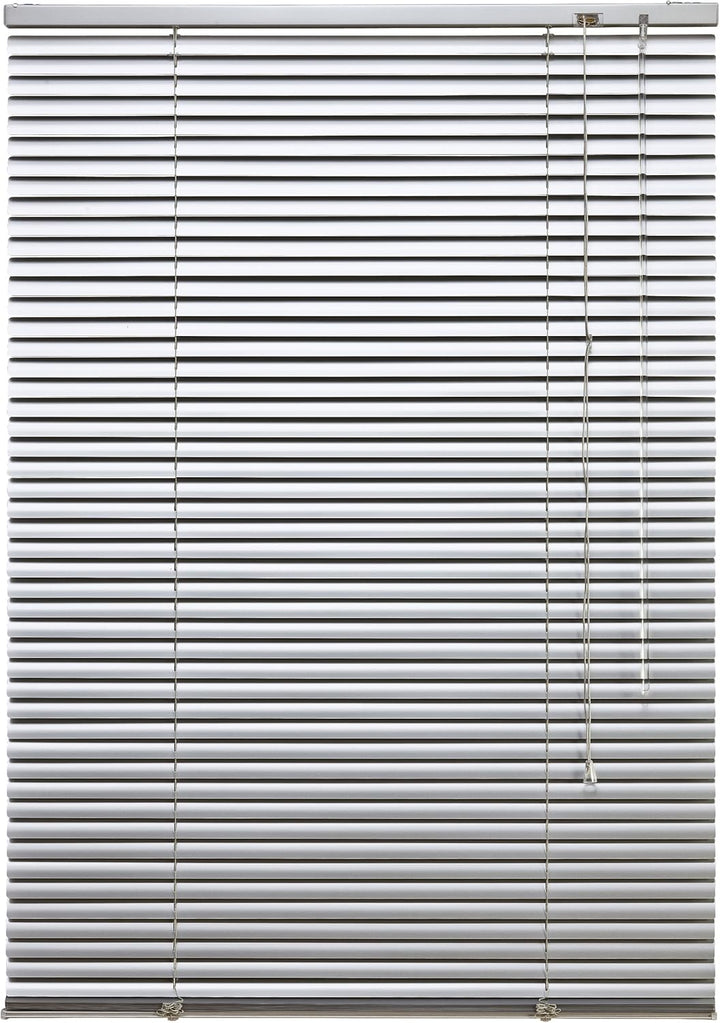 Alu Jalousie Silber - Breite 40 bis 240 cm - Höhe 130/160 / 220 cm - Tür Fenster Rollo Jalousette Al