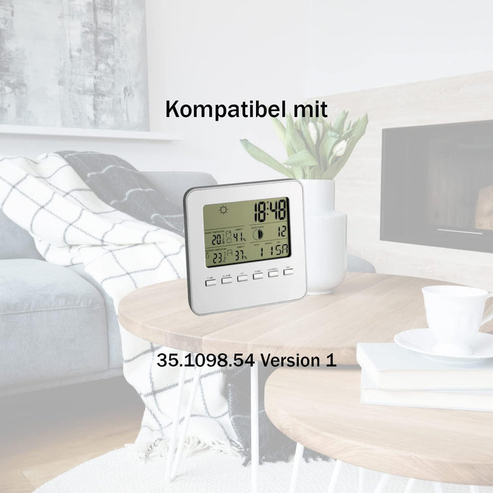 TFA Dostmann Thermo-Hygrosender, 30.3169, Ersatzsender für Funk-Wetterstation Quadro (35.1098), zur