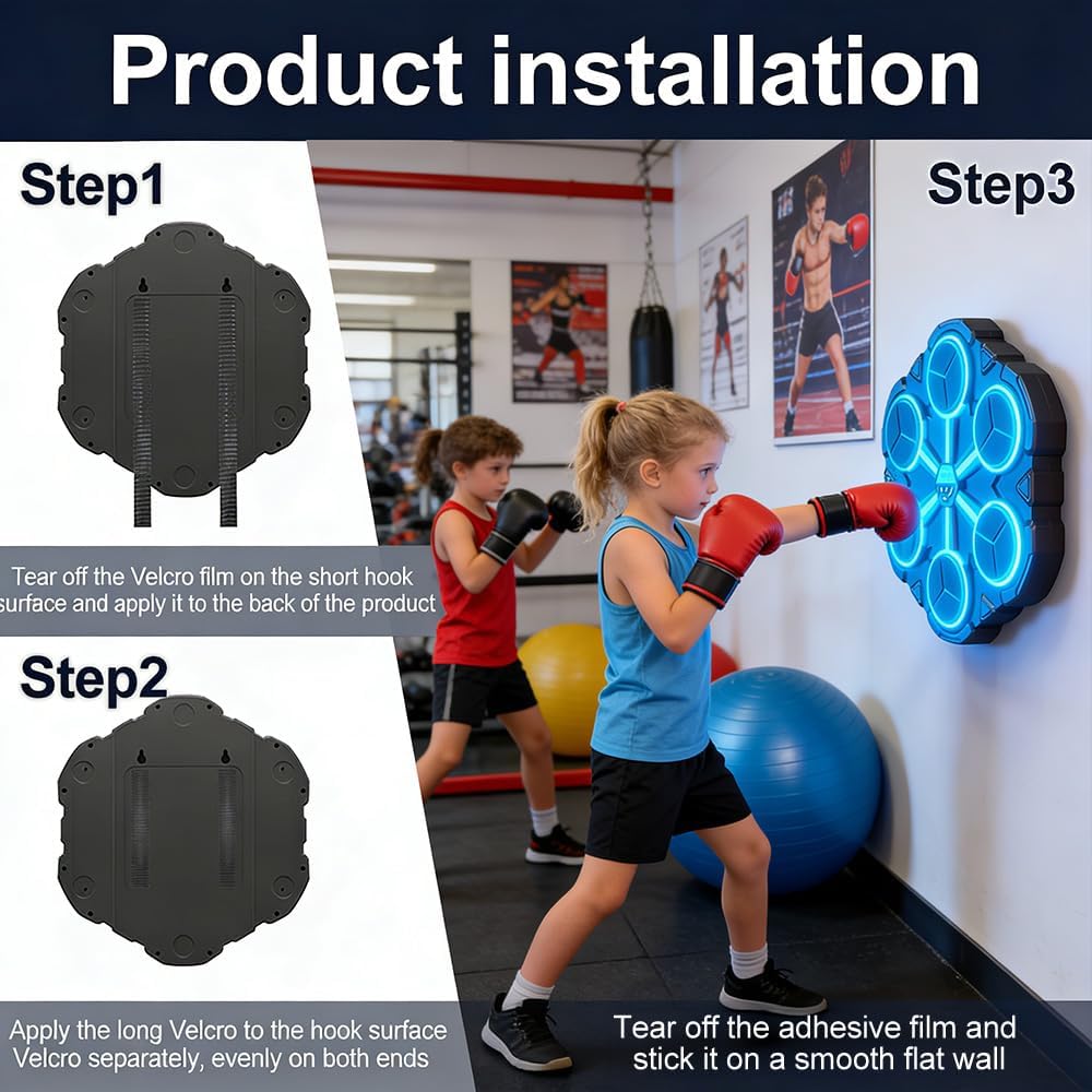 Boxing Machine Bluetooth Musik, Trefferzonen Handschuhe inklusive CD8818-1, CD8818-1
