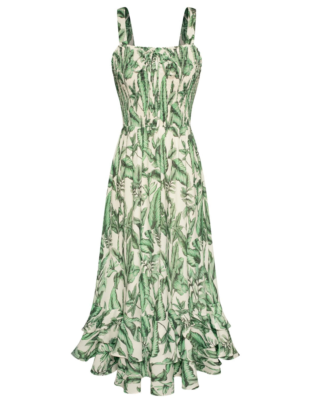 GRACE KARIN Damen langes Blumenkleid Ärmellos Spaghettiträger Freizeitkleid Böhmisch Maxikleid Stran