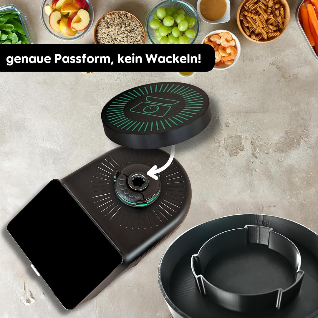 Wiegeplatte für Thermomix TM7 Vorwerk – Waagenabdeckung Wiegeaufsatz Zubehör Gadget für Thermomix TM