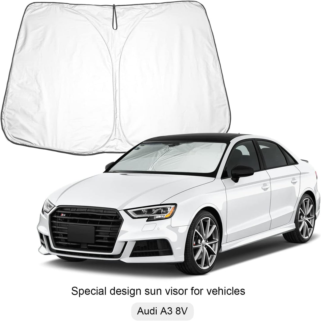 BIXUAN Sonnenschutz kompatibel mit Audi A3 8V S RS 2014-2020 Windschutzscheibe für das Auto Frontsch