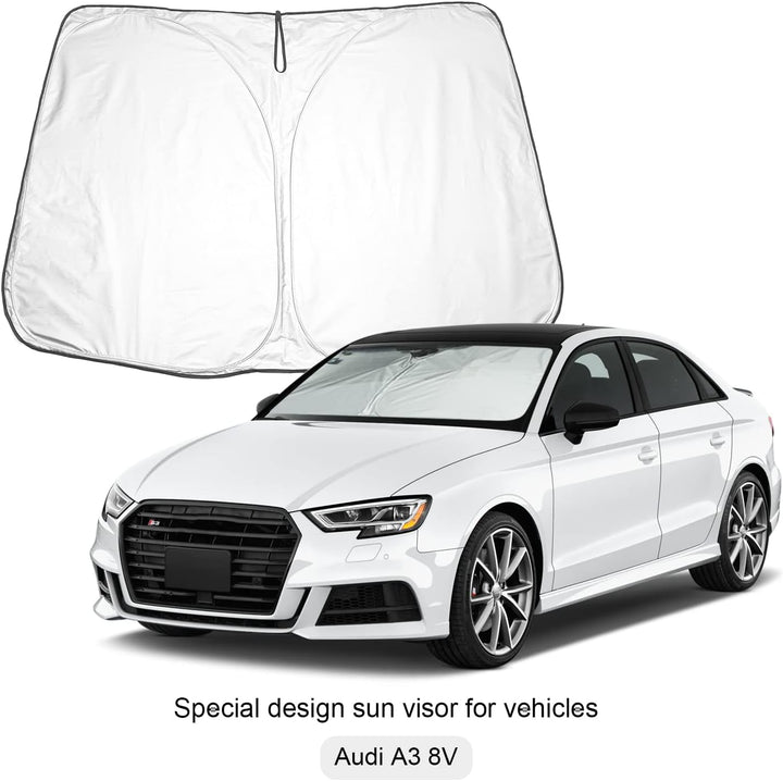 BIXUAN Sonnenschutz kompatibel mit Audi A3 8V S RS 2014-2020 Windschutzscheibe für das Auto Frontsch