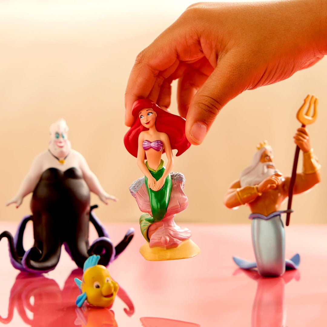 Disney Store Official - Arielle, die Meerjungfrau - Spielzeugfigurenset - 8 Spielzeuge - Mit Prinzes