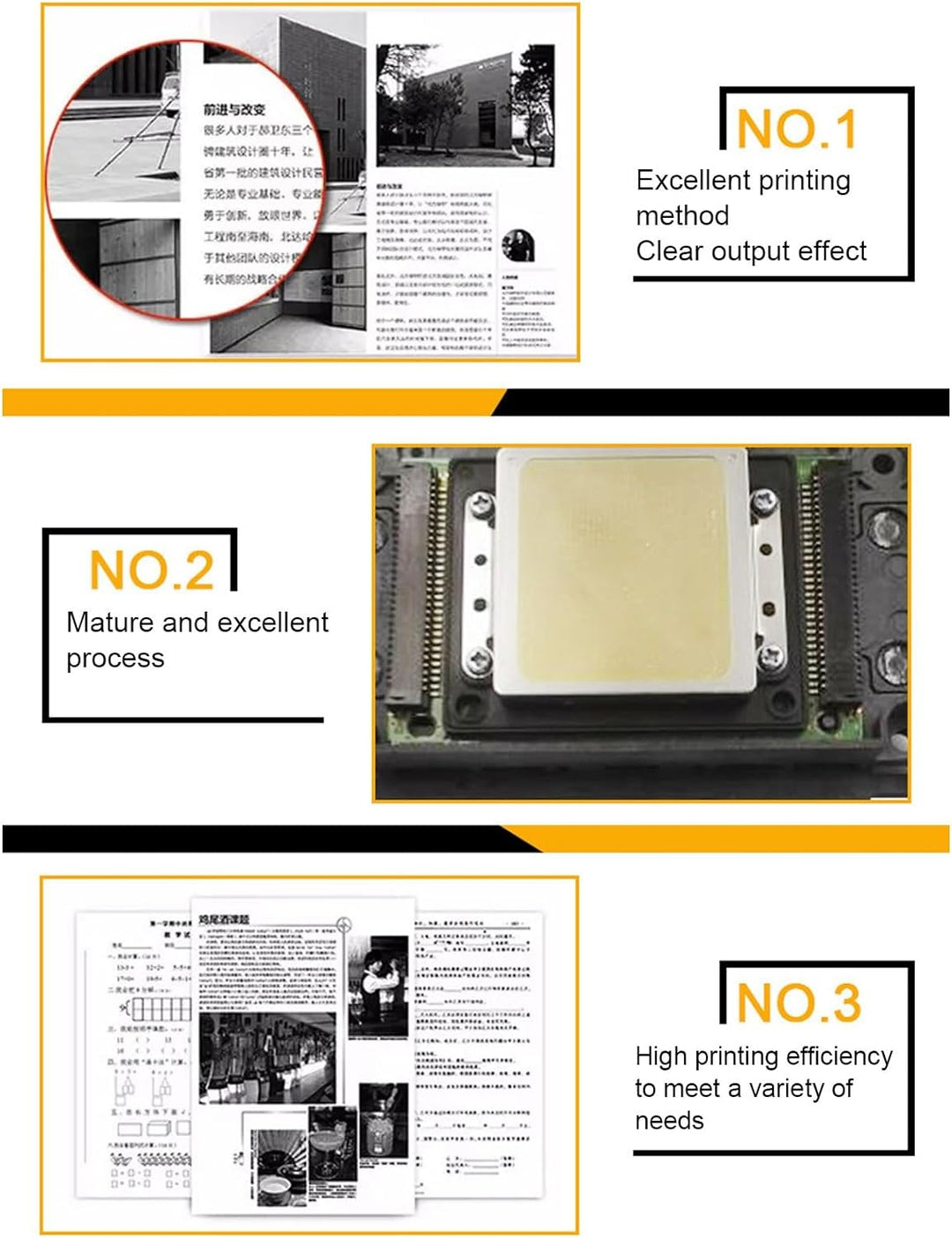 Bürobedarf, Sicherer, Kompakter Druckkopf-Ersatz für Xp600 6 Farb-UV-Drucker Druckkopf Klardruck
