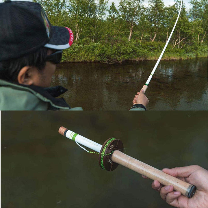 MAXIMUMCATCH Mini Tenkara Ruten 285/360CM Teleskopierbare Carbon Tenkara Rute 6:4/7:3Aktion, 360cm