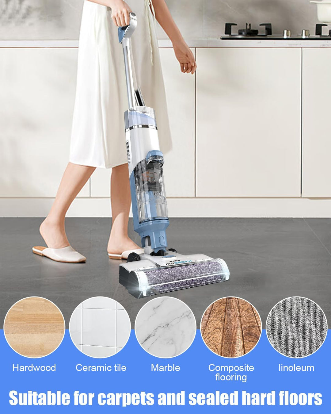 Zubehörset Bürstenwalze und Filter Zubehörset für Shark WDB1F2 für HydroVac XL 3-in-1 Staubsauger Er