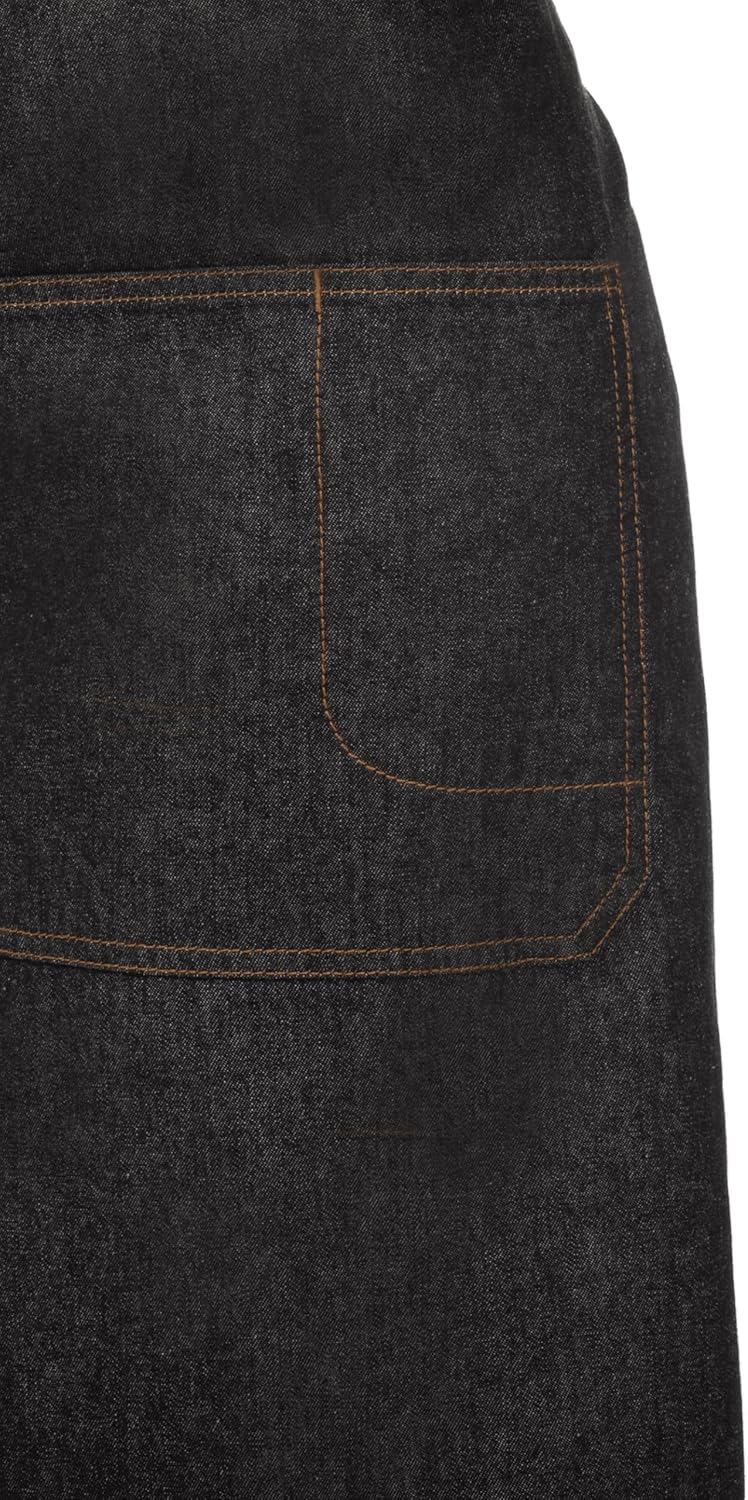 Chef Works Unisex Memphis Latzschürze, Schwarz, Einheitsgrösse Schwarz Memphis-Schürze, Schwarz Memp