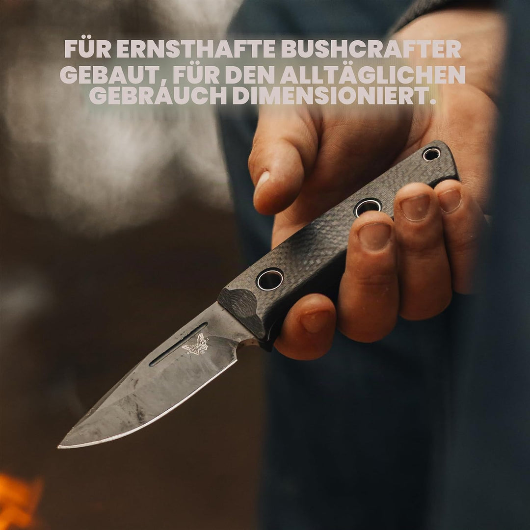 Benchmade Cuchillo Mini Bushcrafter f.carbono CPM-CruWear