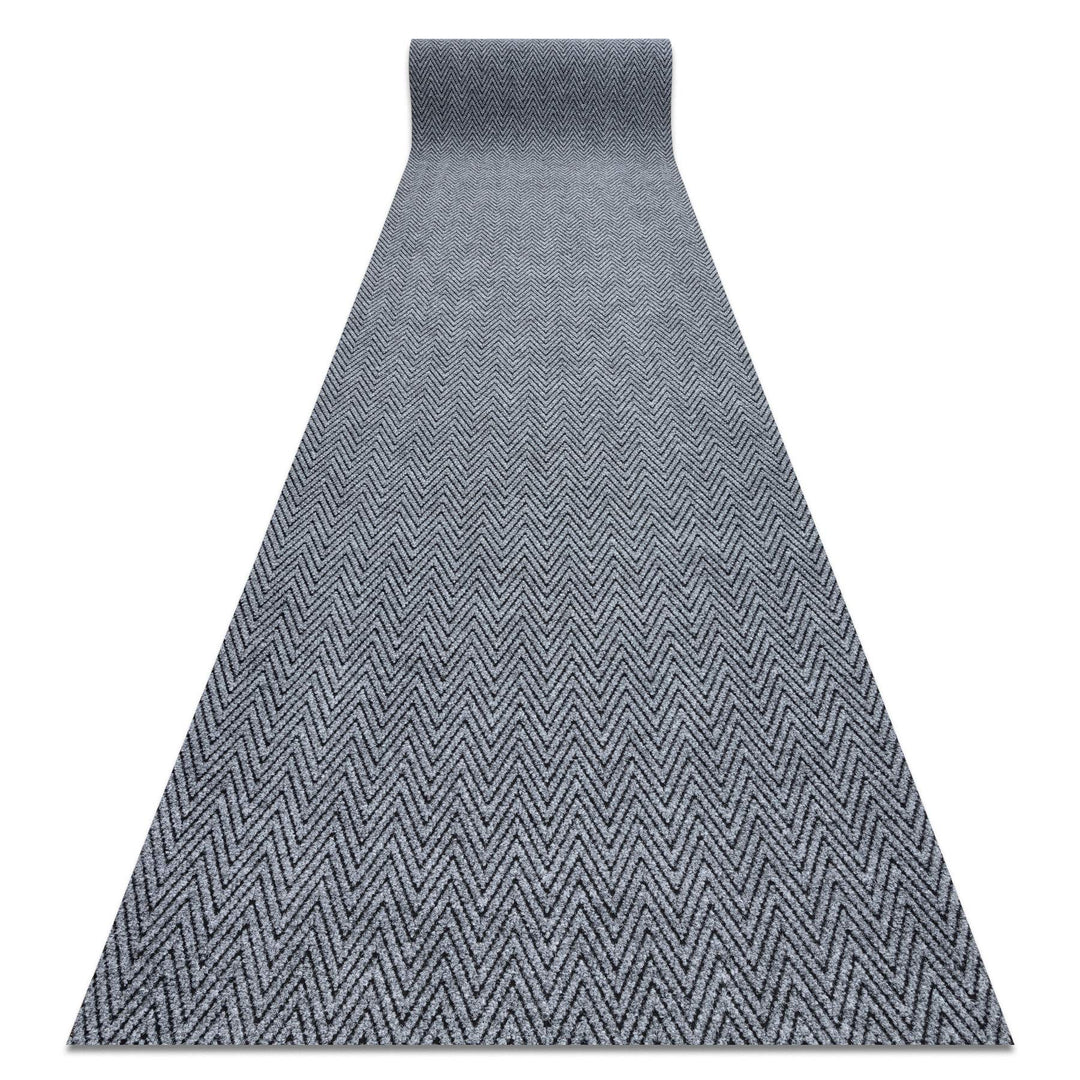 Runner - Türmatte rutschfest Magnus 2954 Zigzag Outdoor, Indoor Grau 100x100 cm MAGNUS Grau 100 x 10
