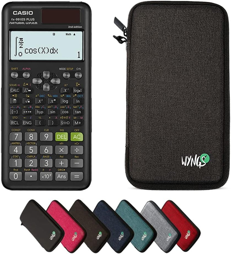 CALCUSO Sparpaket: Casio FX-991ES Plus 2nd Edition technisch-wissenschaftlicher Taschenrechner + WYN