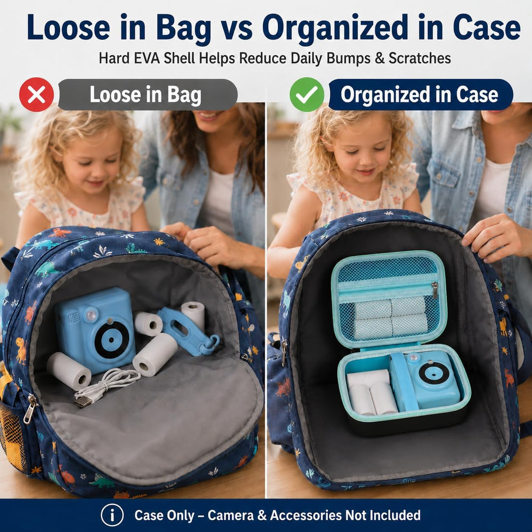 Kinderkamera Tasche, Sofortbildkameras Schutzhülle für VTech KidiZoom Print Cam/Gofunly/HiMont/ASTGM