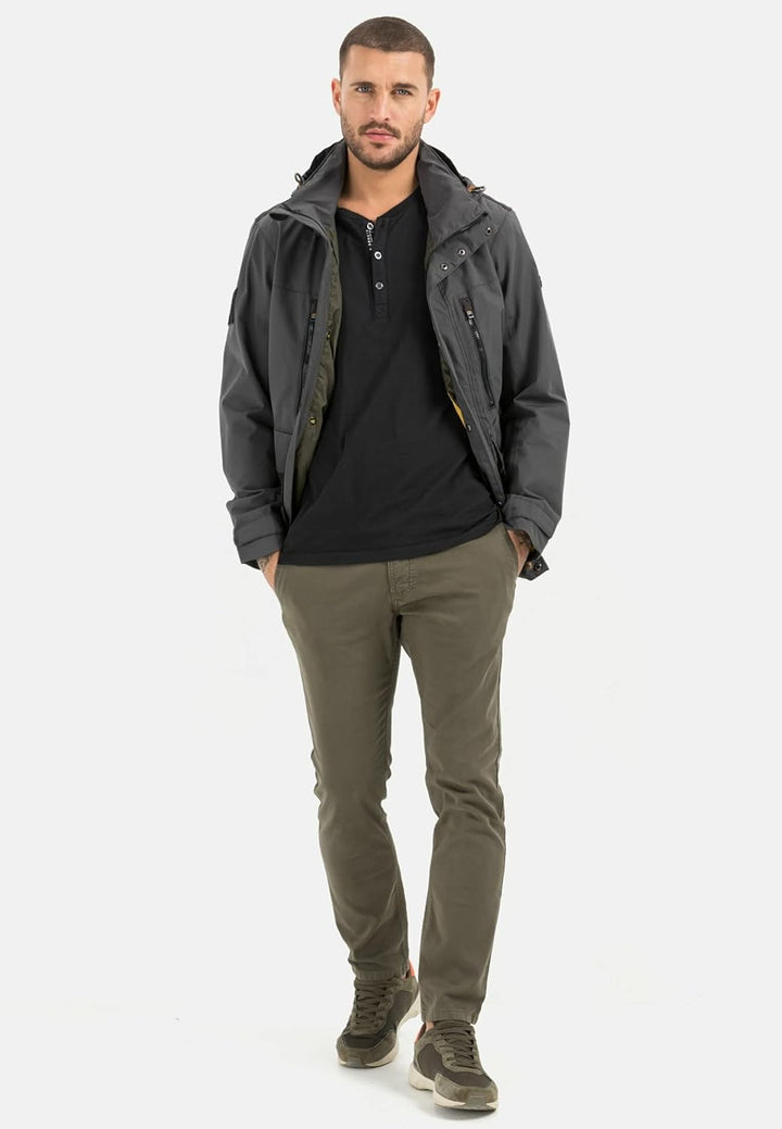 camel active Herren Klassische Hose 30W / 32L Dunkel Grün, 30W / 32L Dunkel Grün