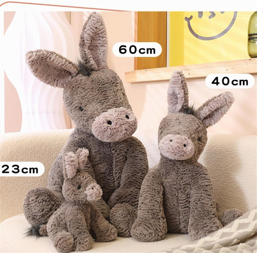 Kuscheltier Esel, Süsse Esel Stofftier für Kinder, Jungen &amp; Mädchen, Weich Esel Plüschtier zum Kusch