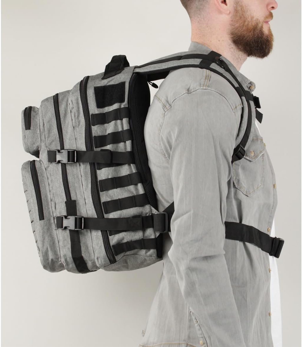 ARES - Sac à dos 40 L Baroud BOX - A.R.E.S - Gris LIGHT GREY