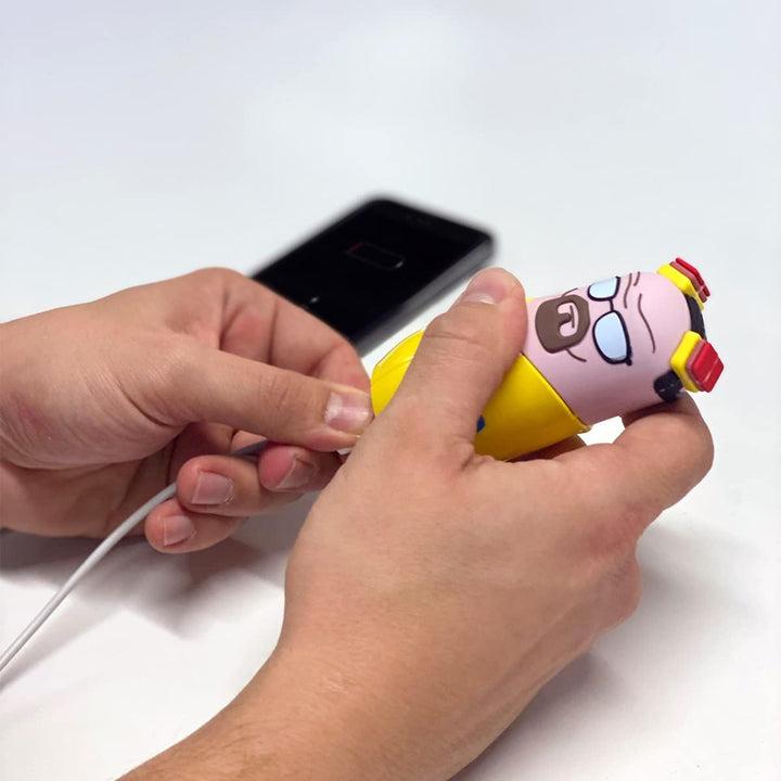 MOJIPOWER, Besondere Powerbank, Tragbares Ladegerät, 2600 mAh, Kompatibel mit iOS und Android, Power