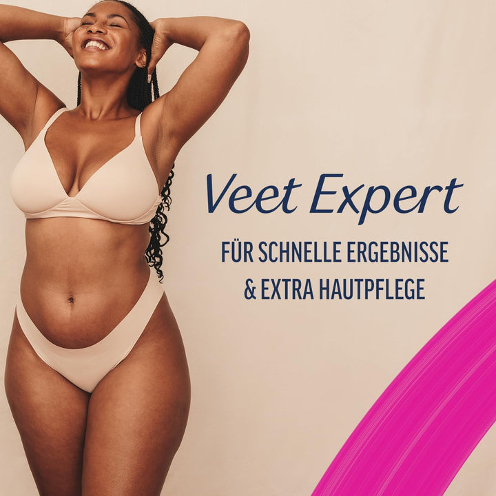 Veet Warmwachsperlen mit Bienenwachs für elektrische Wachsgeräte oder im Wasserbad – Einfache Dosier