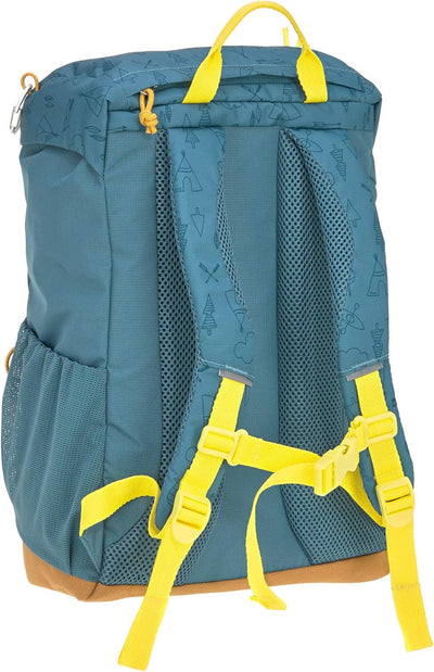 LÄSSIG Kinder Wanderrucksack Kinderrucksack mit Brustgurt gepolsterte Schultergurte wasserabweisend,