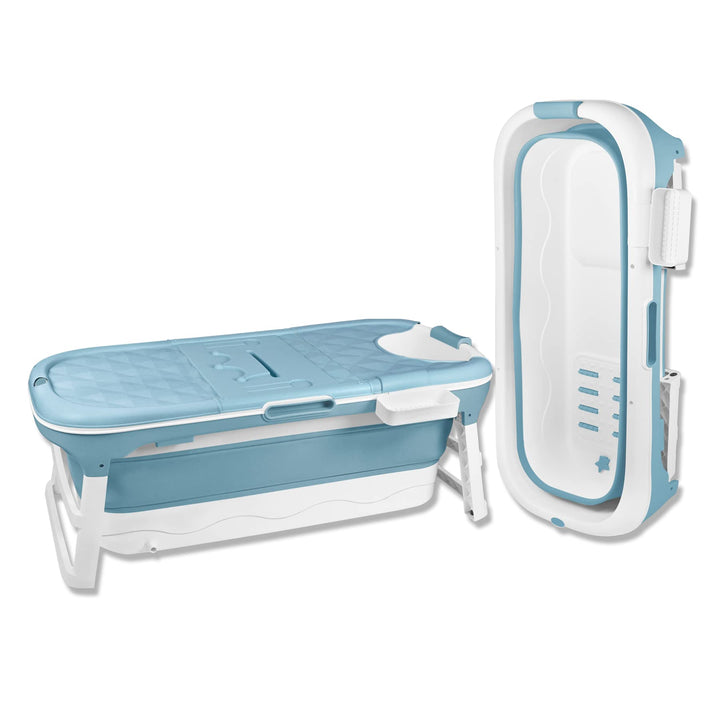 Froadp Faltbare Badewanne Erwachsene Foldable Bathtub mit Abnehmbarem Abdeckung Mobile Tragbare Falt