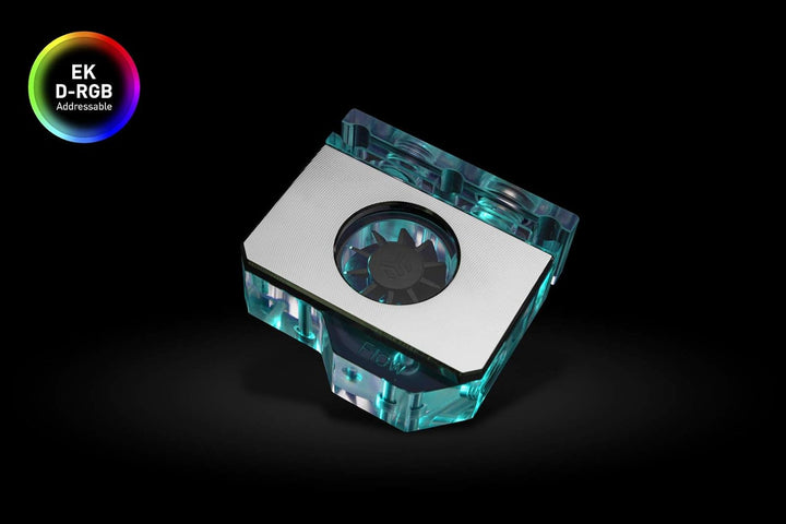 EKWB EK-Quantum Scalar GPU-Mounted Flow Indicator D-RGB Bottom-to-Top - Nickel