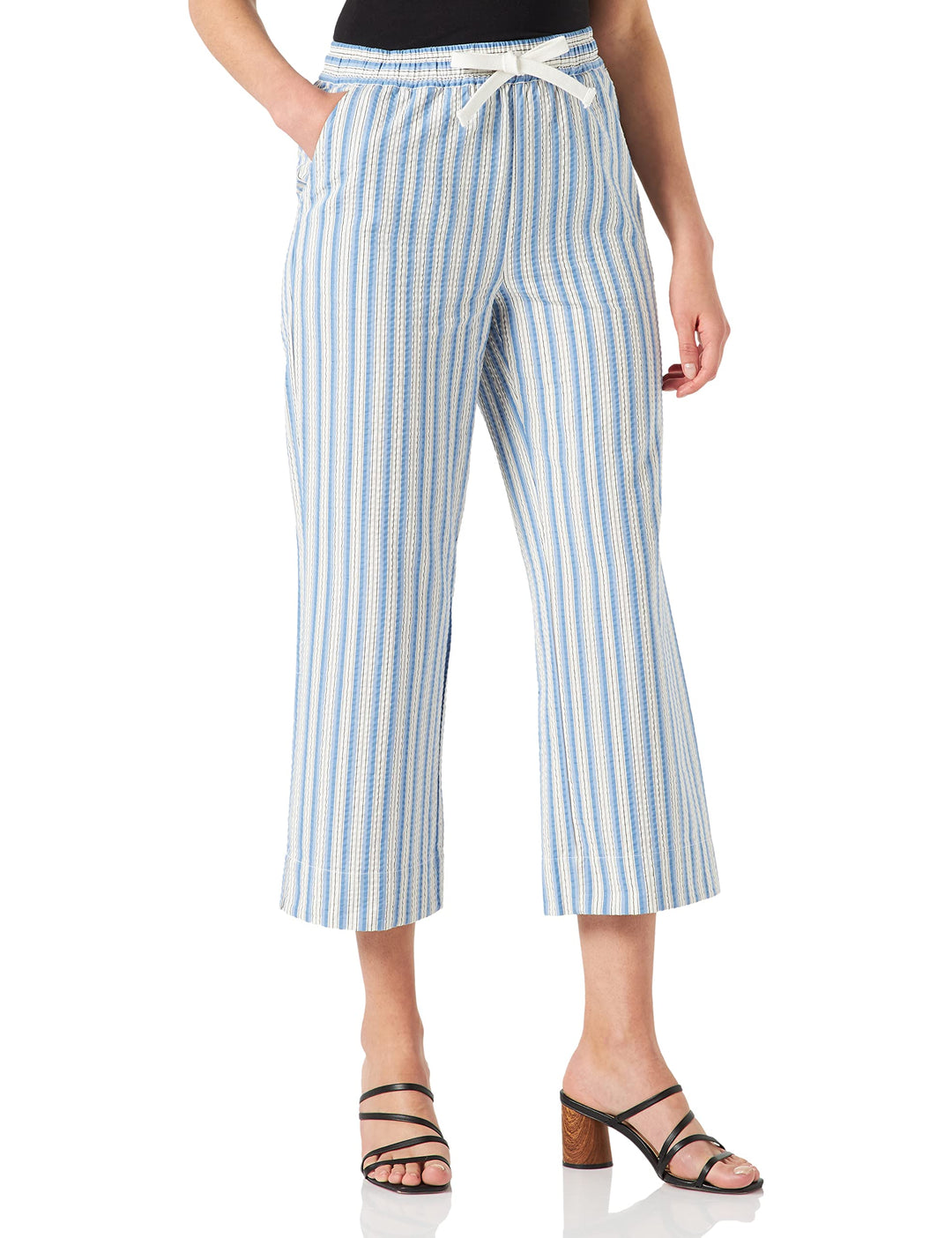 PART TWO Damen Prikkepw Pa Pants Easy Fit Hose 38 Riviera Stripe, 38 Riviera Stripe