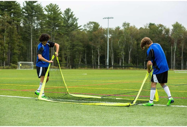 Franklin Sports Blackhawk Fussballtor für den Garten – tragbare Pop-up-Fussballnetze, Faltbare Tore