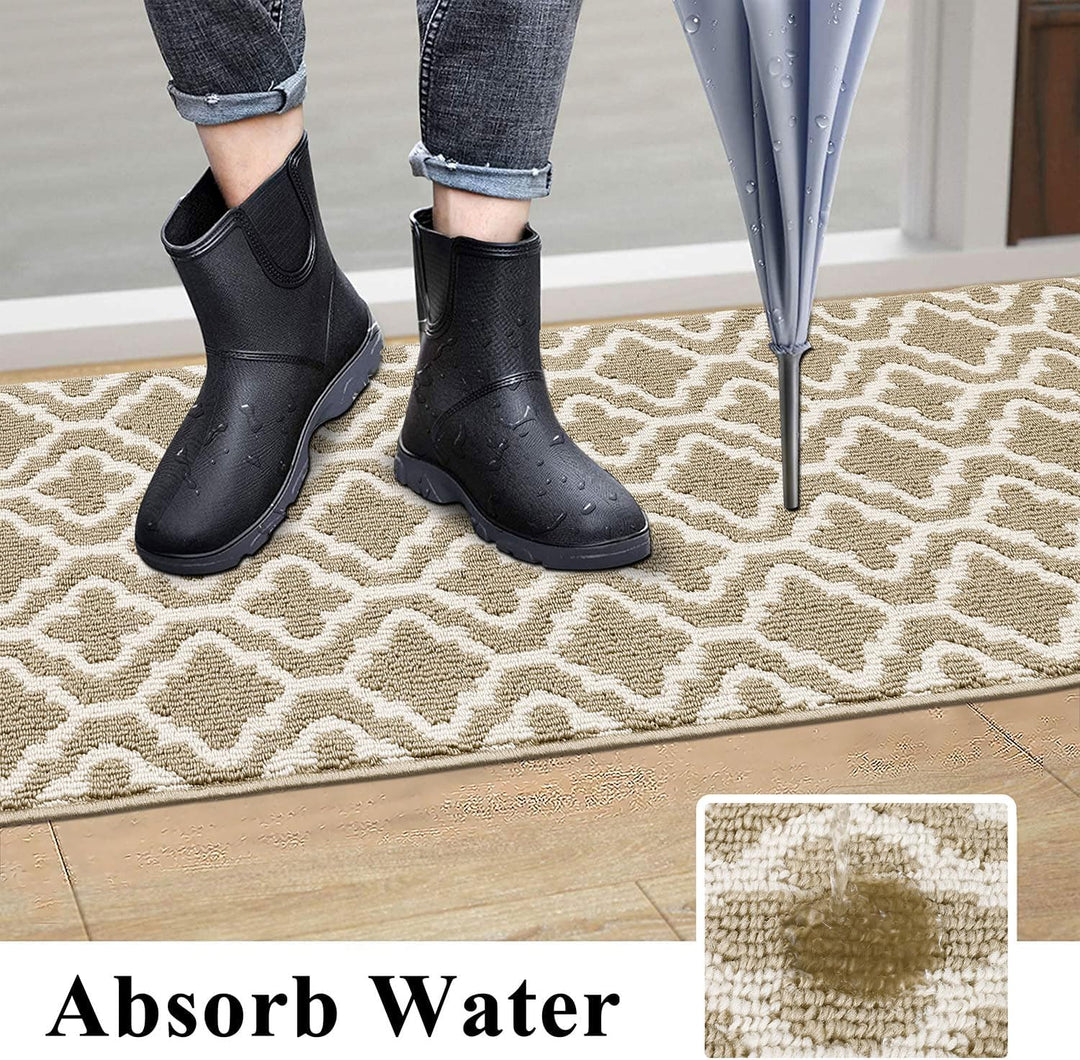 SHACOS Teppich Läufer 50x150 cm Läufer Flur rutschfest Teppichläufer Küchenteppich Waschbar Flur Läu
