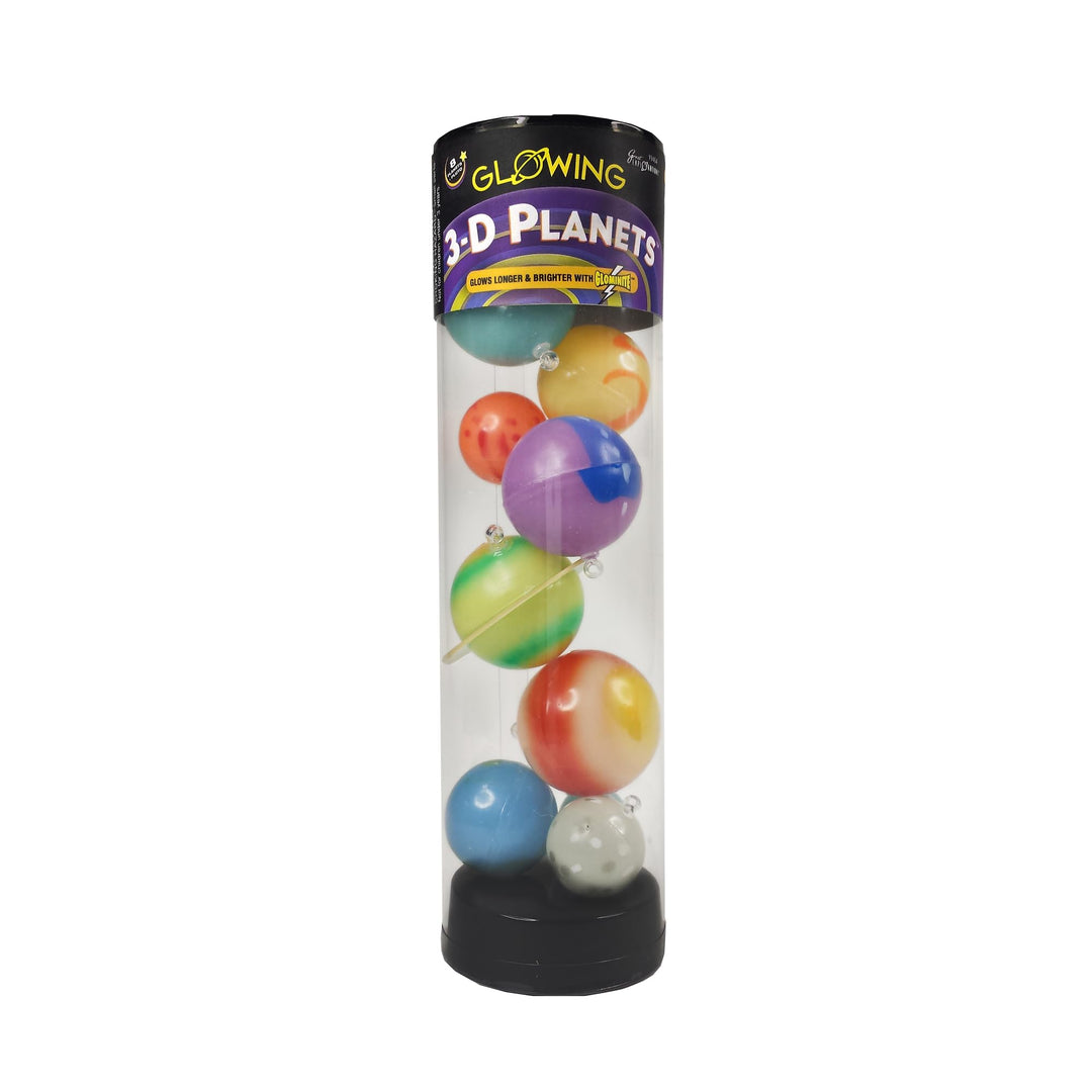 University Games 3-D Planets in a Tube Glow-in-The-Dark 1 3D-Planeten, 1 3D-Planeten
