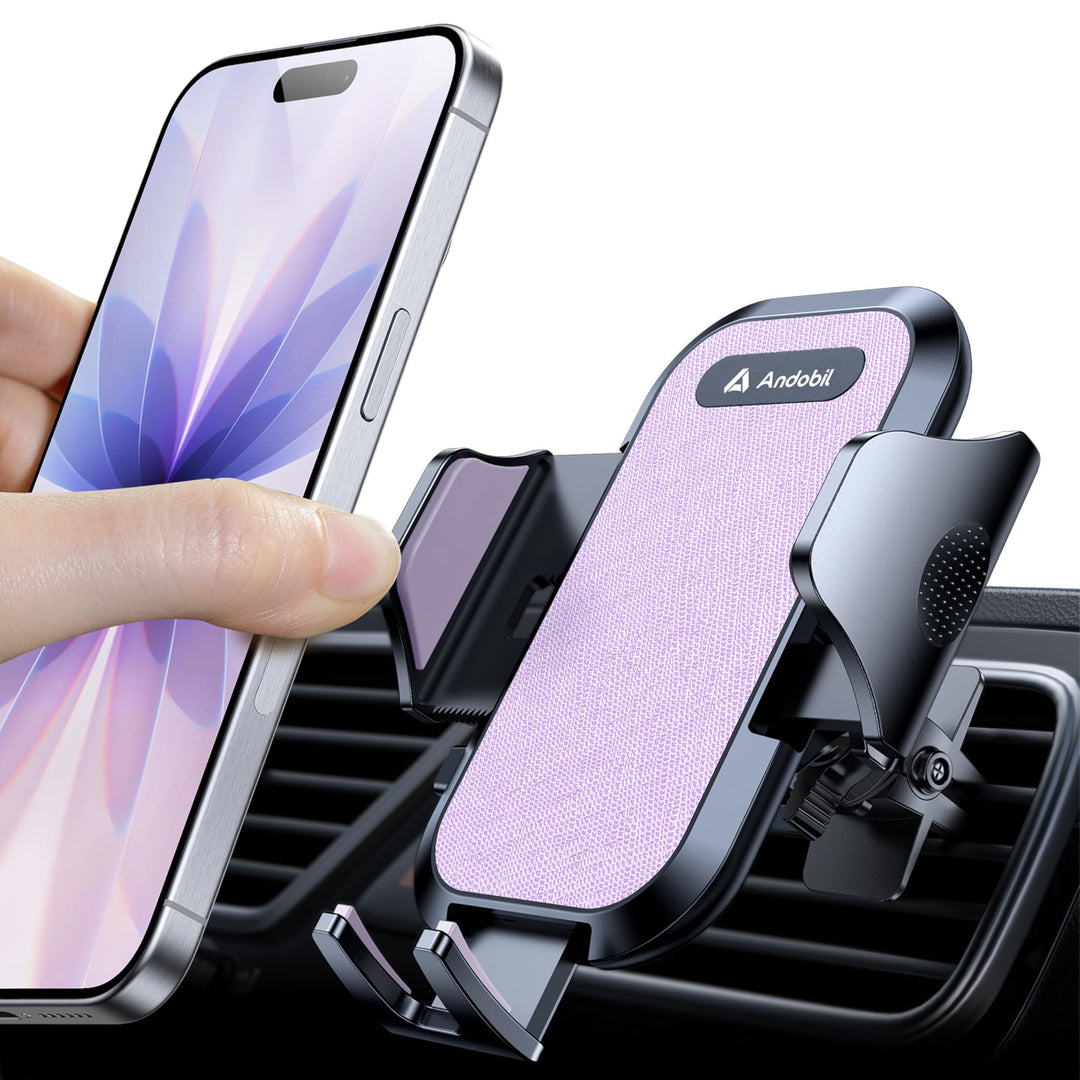 andobil Handyhalterung Auto Lüftung [2025 Neueste Lüftungsclip] Kfz Handy Halterung [100% Sicherer G