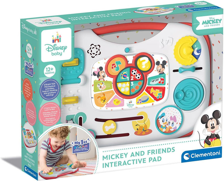 Clementoni Disney Mickey and Friends Interactive Pad – interaktives elektronisches Spiel zum Lehren