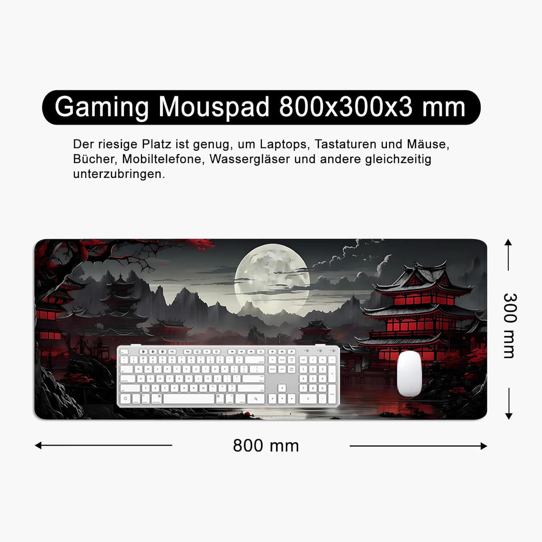Japan Mauspad xl Gaming Mousepad Desk Pad Gross Desk Mat Japanisch Bürozubehör Anime Schreibtischunt