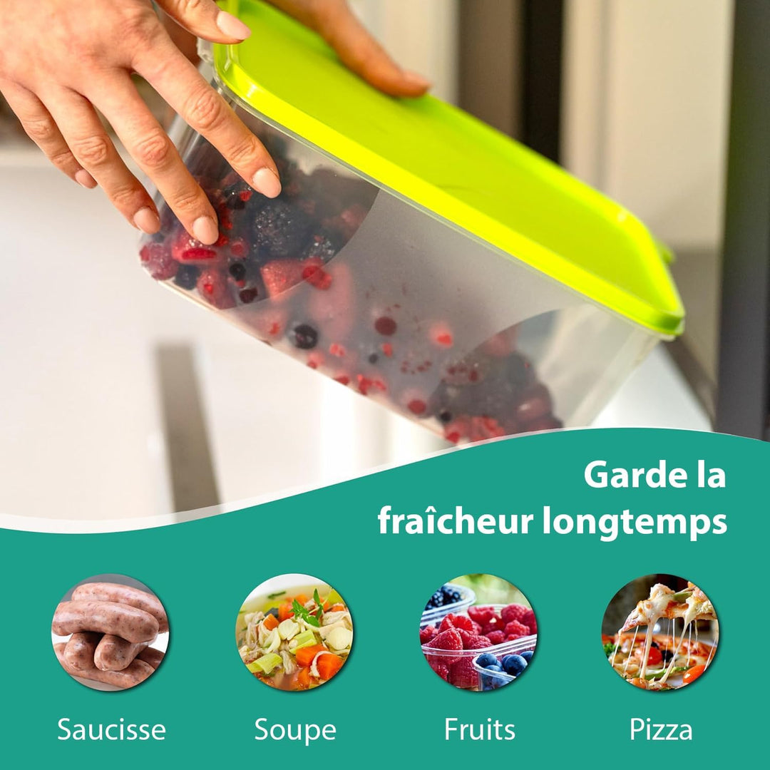 MiraHome Vorratsdosen Set 8x0,75L rund hoch grün – Perfekt zur Aufbewahrung &amp; Organisation für Leben