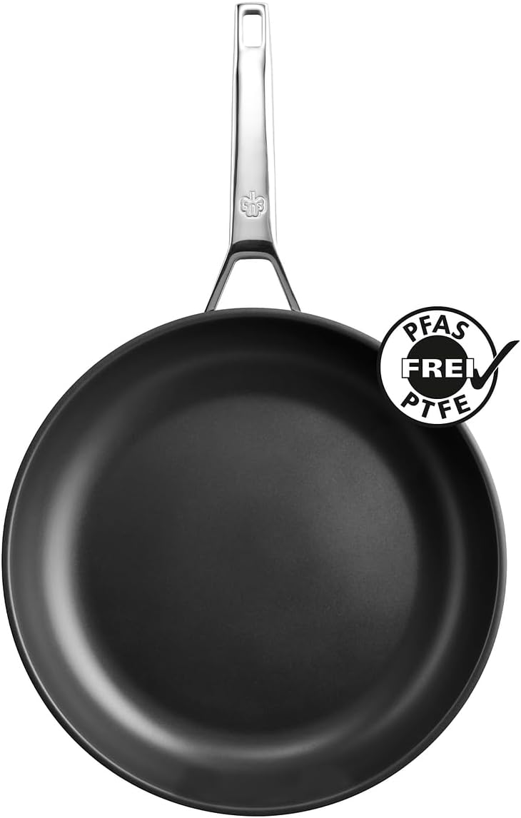 Schulte-Ufer Bratpfanne ASTRAL mit UniverSUS-Oberflächenstruktur, ohne PFAS/PTFE, 64456-24, Edelstah
