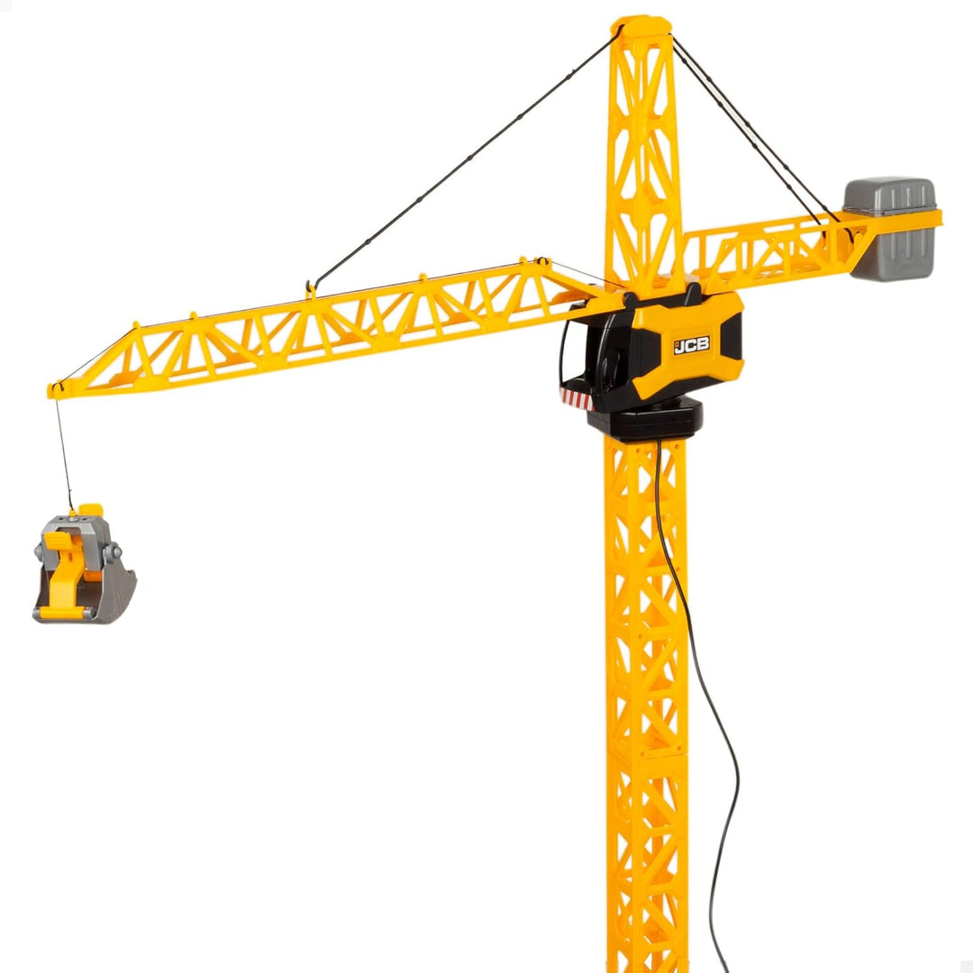 ColorBaby Teamsterz Baukran gross, über 100 cm, Fernbedienung mit Kabel, Ladehaken, inklusive 3 AAA-