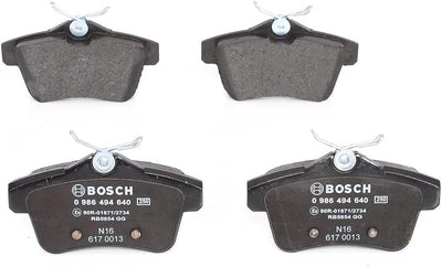 Bosch BP1359 Bremsbeläge - Hinterachse - ECE-R90 Zertifizierung - vier Bremsbeläge pro Set