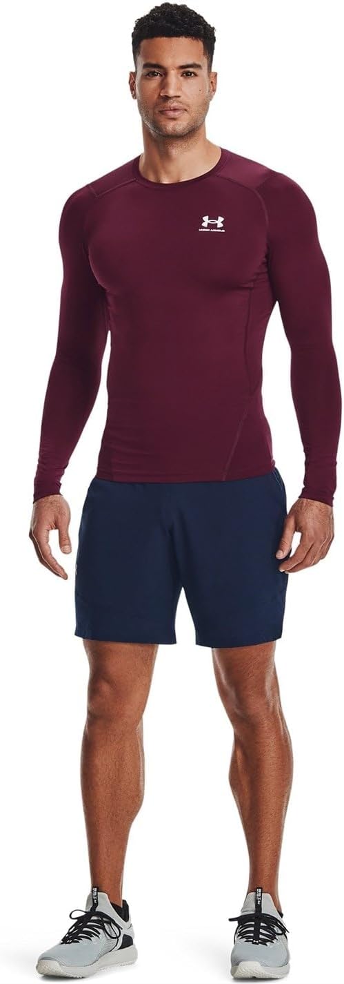 Under Armour Men's Ua Hg Armour Comp Ls Long-Sleeve Sports Top, Breathable Long-Sleeved Top for Men