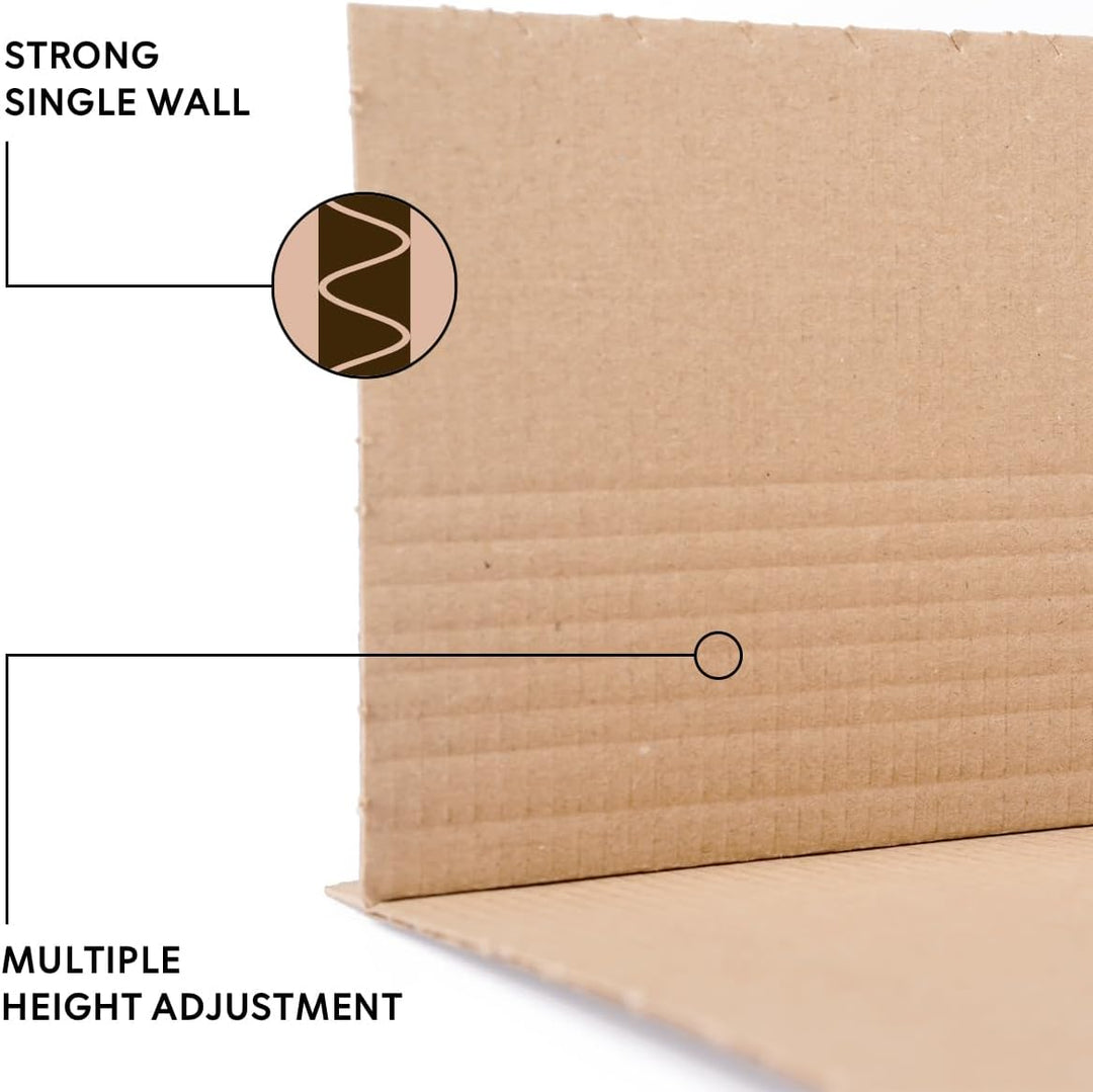 Buchverpackung 25 Stück selbstklebend, 600 x 400 x 10-85 mm, Universal Wickelverpackung 25 Stück 600
