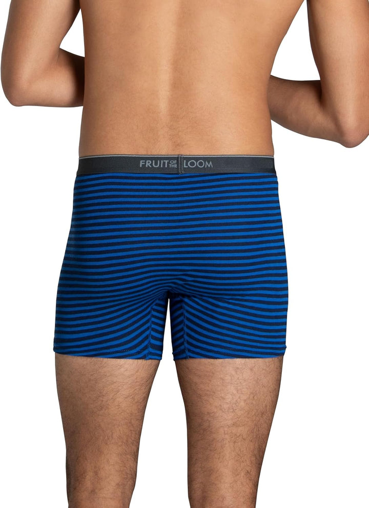 Fruit of the Loom Herren Coolzone Boxershorts Retroshorts (7er Pack) S 7 Stück – Gestreift/Massiv, S