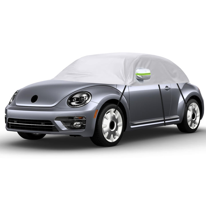 Autoabdeckung Wasserdicht Ersatz für VW Beetle 1998-2019, Sonnenfest Hälfte Autoabdeckung, Halbgarag