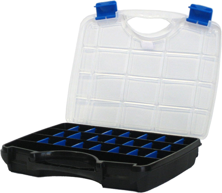 Tayg Sortimentskasten Basic Box 03/460 x 350 x 81 mm/bis zu 26 Fächer/schwarz-blau, schwarz, 024559
